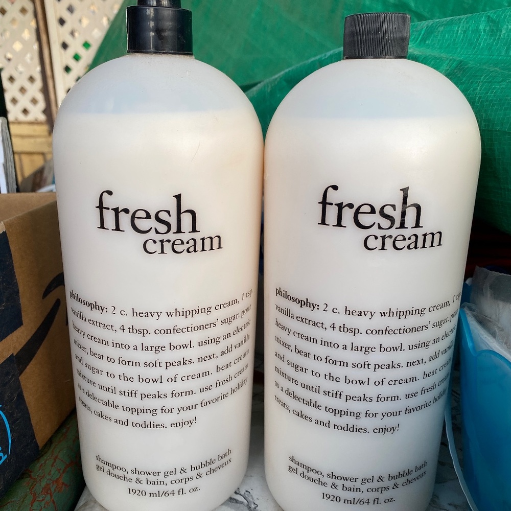 Philosophy Fresh Cream 32oz each Shampoo/Shower Gel